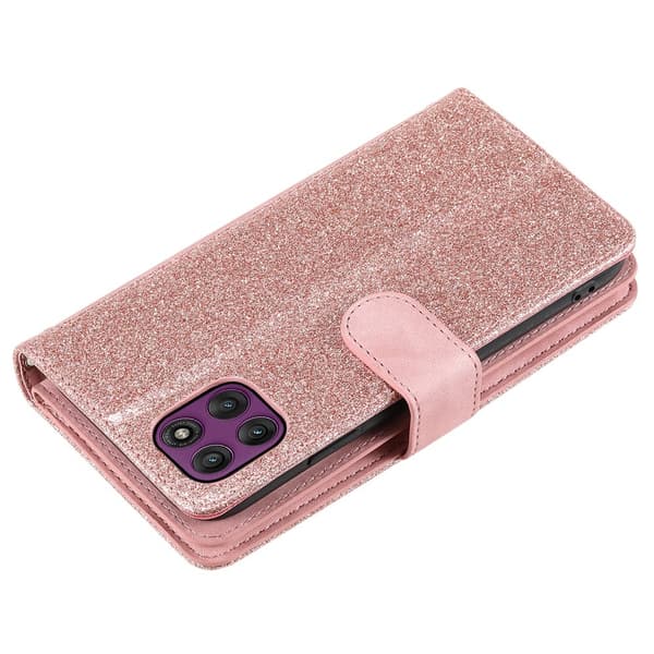 Motorola Edge 70 5G lompakkokotelo Pink gold