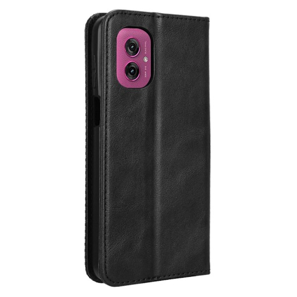 Til Motorola Moto G55 Case Wallet Case Shell Black