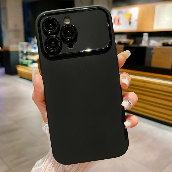 Slim-Fit TPU-puhelinkotelon suojakuori iPhone 15 Pro -kuorelle - Black