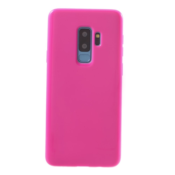 Ensfarvet blød TPU-cover Samsung Galaxy S9 Plus SM-G965