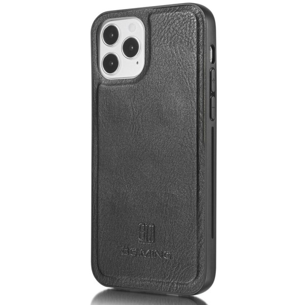 DG.MING iPhone 13 Pro tyylikäs lompakkokotelo - musta Black