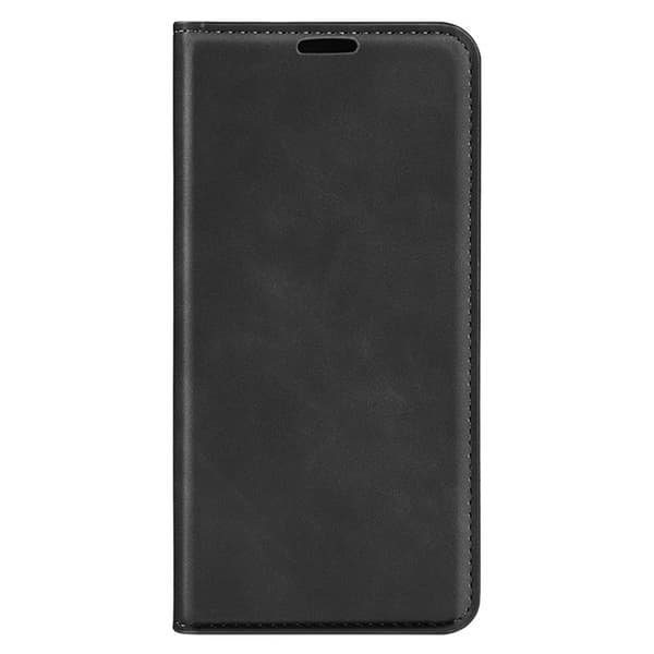 For Honor Magic7 Pro 5G Case Skin-Touch Wallet Phone Cover - Black Black