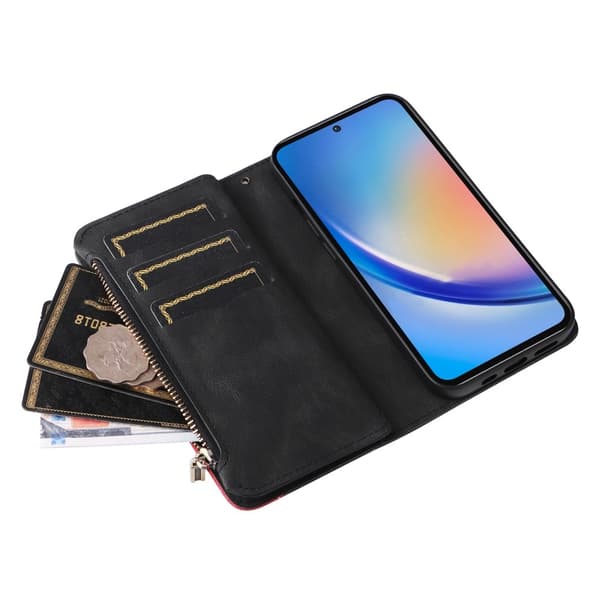 KS Lommebok - deksel til Samsung Galaxy A35 - Svart Black