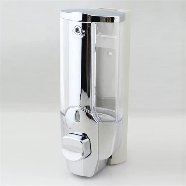 Sæbedispenser Vægmonteret Håndsæbedispenser 350ML Brusepumpedispenser Silver