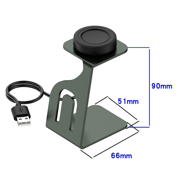 Lader for Samsung Galaxy Watch Ultra 47mm / Galaxy Watch7 44mm / 40mm Black
