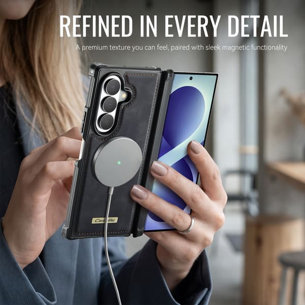CASEME Magnetisk telefondeksel til Samsung Galaxy Z Fold8 Ultra Black