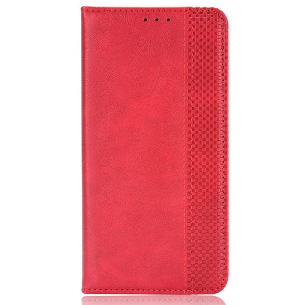 Lommebok Stativ Flip Telefonveske for Samsung Galaxy A15 5G - Rød Red