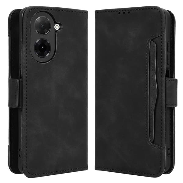 Til Xiaomi Redmi A5 4G Etui Telefonpung med Flere Kortlommer - Sort Black