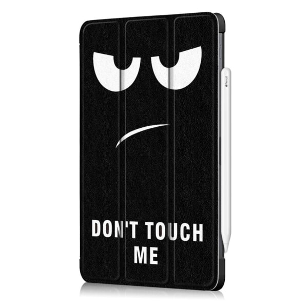 Apple iPad Pro 11 (2020) Slim fit tri-fold fodral - Don't Touch Me Svart