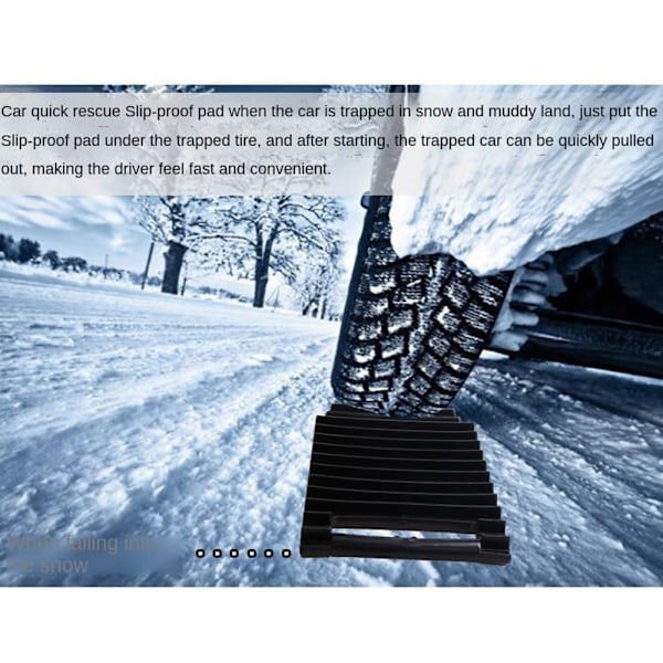 bilhjul Antisladd dyna Nöd Dragmatta för snöl era Is sandmark Svart