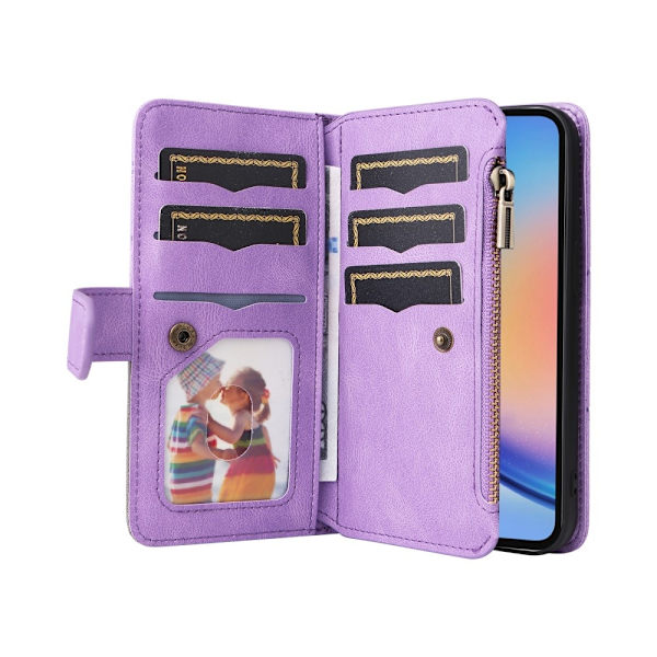KT multifunktions-serie-5 til Samsung Galaxy A35 telefonetui Purple