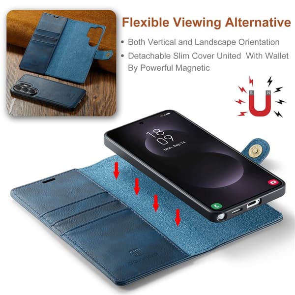 Til Samsung Galaxy S26 Ultra Lommebokdeksel Blue
