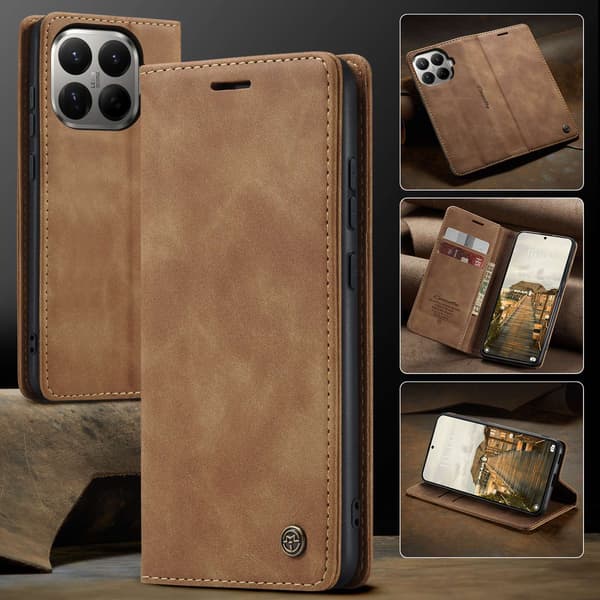 CASEME Til Xiaomi 17T Pungcover Brown