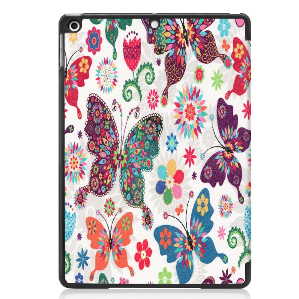 Apple iPad 10.2 Kolmintaitettava teline -tablettikotelo - Butterfly Multicolor