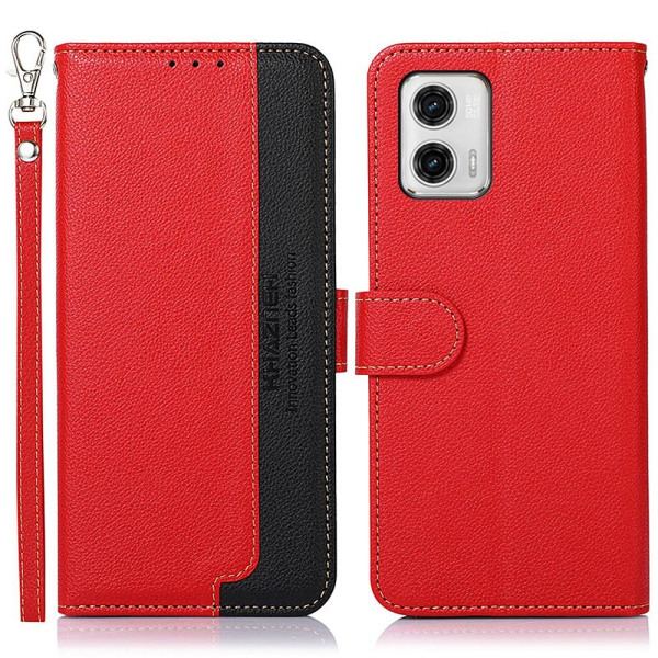 KHAZNEH puhelimen kansi Motorola Moto G73 5G - punainen/musta Red