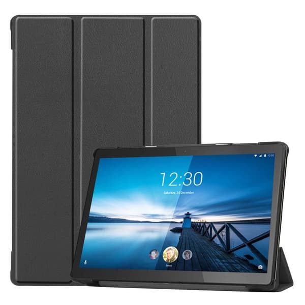 Trifoldet stativetui til Lenovo Tab M10 FHD REL TB - X605FC - Sort Black
