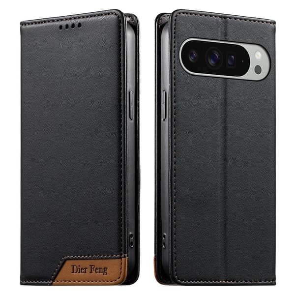 DIERFENG Mobilcover med Hjørnelogo til Google Pixel 11 Pro XL Black
