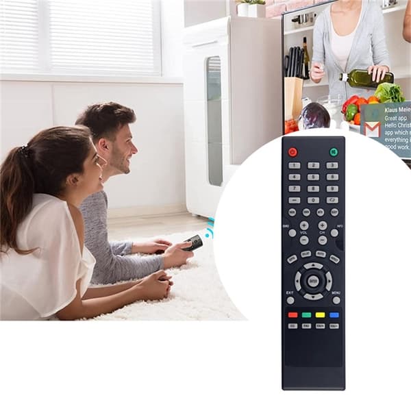 Fjernkontroll erstatning for PLDED3273A-E For PROSCAN TV Black