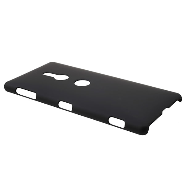 Rubberized Hard Plastic Case for Sony Xperia XZ2 - Black Black