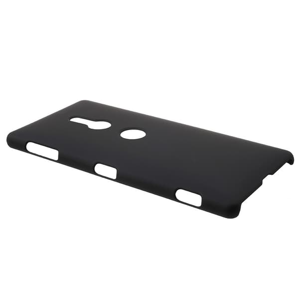 Rubberized Hard Plastic Suojakuori - Sony Xperia XZ2 - Musta Black