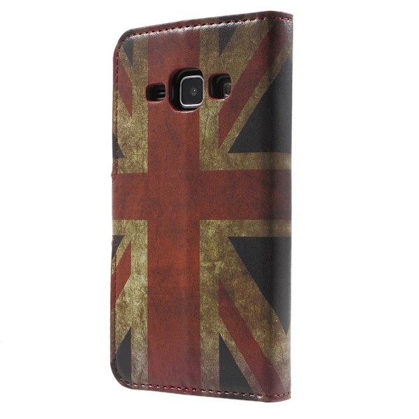 Samsung Galaxy J1 Plånboksfodral UK Flag Black