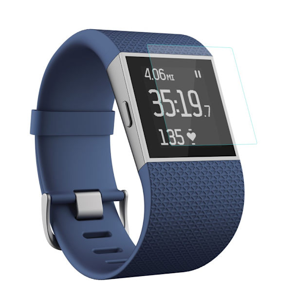 2 pcs HAT PRINCE Fitbit Surge Tempered Glass 0.2mm Transparent