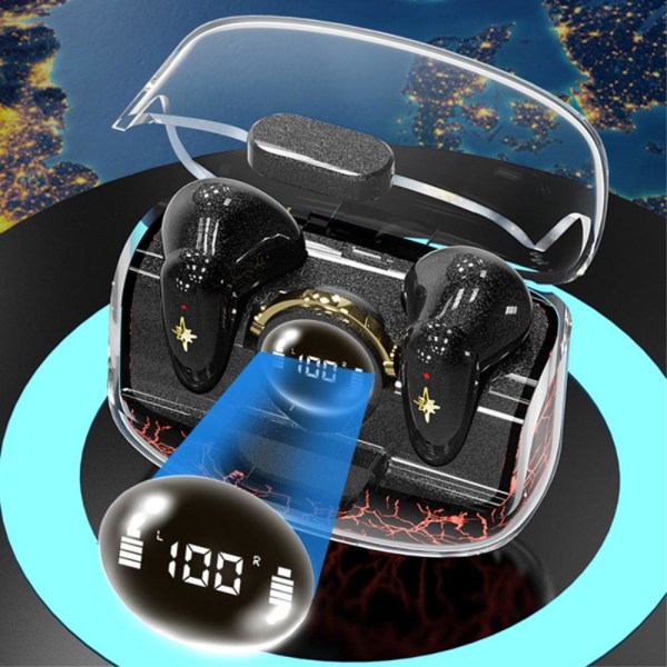 KOLINSKY X35 Earbuds Bluetooth Headset Hörlurar BT5.2 - Blå Blå