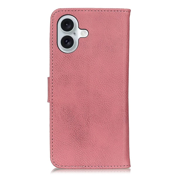KHAZNEH för iPhone 16 Plus Plånboksfodral - Rosa Rosa