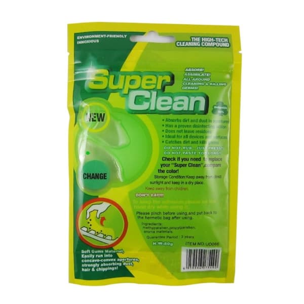 Näppäimistön pölypuhdistin Magic Sticky Gel Cleaning PC - autolle Green