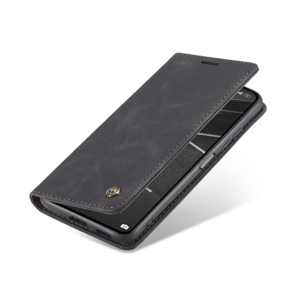 CASEME Retro tegnebog taske til Xiaomi Mi 11 Lite - Sort Black