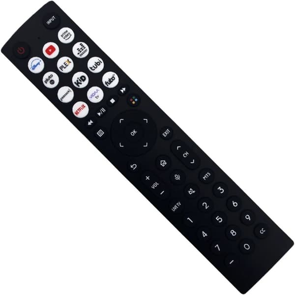 TV fjärrkontroll Ersättning för ERF2B36H För Hisense TV Svart