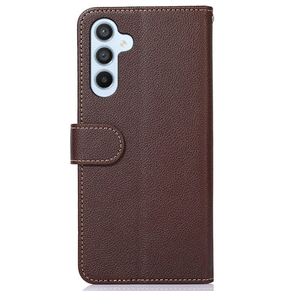 KHAZNEH Plånboksfodral till Samsung Galaxy A25 - Brun/Blå Brun