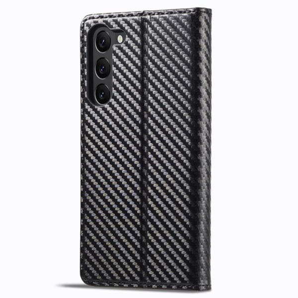 LC.IMEEKE Wallet Case for Samsung Galaxy S24+ - Black Black