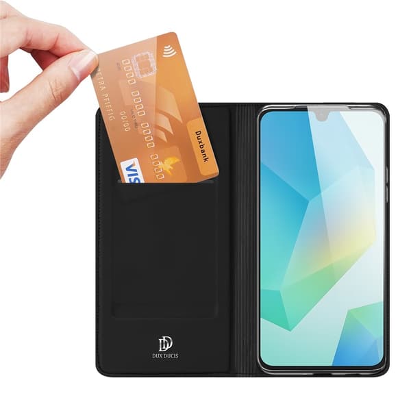 DUX DUCIS -sarjan kotelo korttipaikalla Samsung Galaxy A17 Black