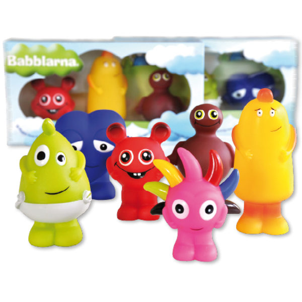 BABBLARNA Plastfigurer Mix 6 forskellige Multicolor