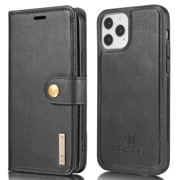 DG.MING For iPhone 13 Stylish Wallet Case - Black Black