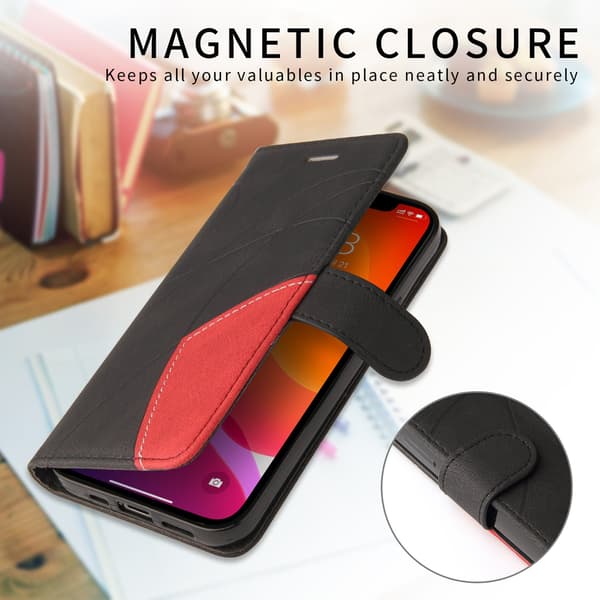 Xiaomi 17T Pro Lompakkokotelo Bi-colour Black