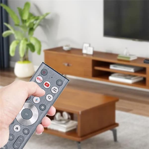 Fjärrkontroll Ersättning ERF6A80 För Hisense TV med röstfunktion grå