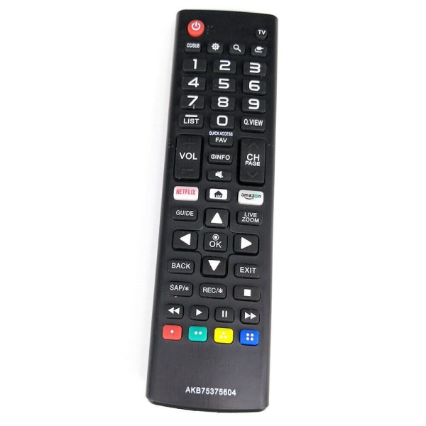 TV Remote Control Replacement for LG AKB75375604 65UK6090PUA 49UK6300PUE Black