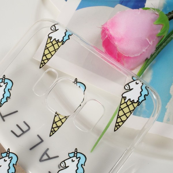 Samsung Galaxy S8 TPU skal - Unicorn Ice Cream Transparent