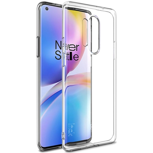 IMAK UX-5 -sarjan TPU-matkapuhelimen kansi OnePlus 8 Prolle Transparent