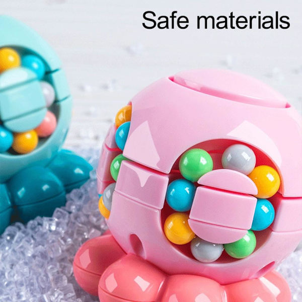 Magic Bean Puzzle Octopus Magic Cube Stressinlievityskoulutus Blue