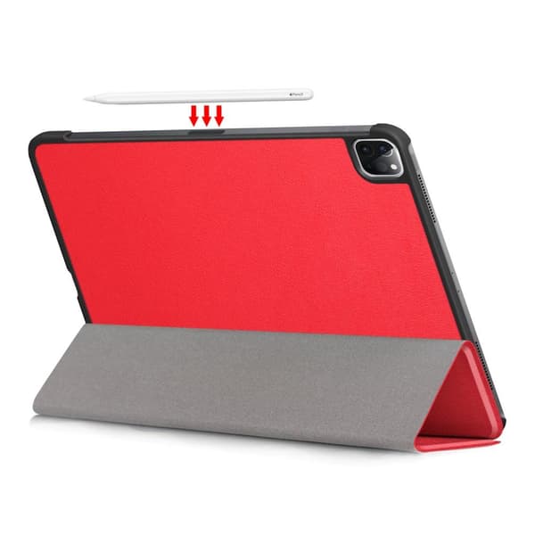 Tri - fold Suojakuori - iPad Pro 11 (2020) / (2018) - Punainen Red