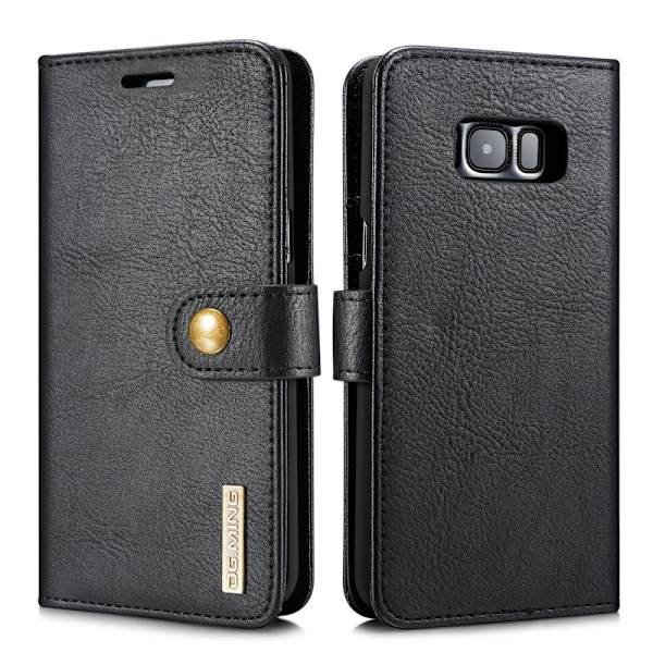DG.MING Samsung Galaxy S8 Split Lommebok-deksel I Lær - Svart Black