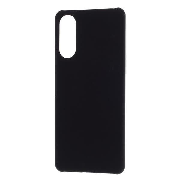 Rubberized Hard Plastic Suojakuori - Sony Xperia 1 II - Musta Black