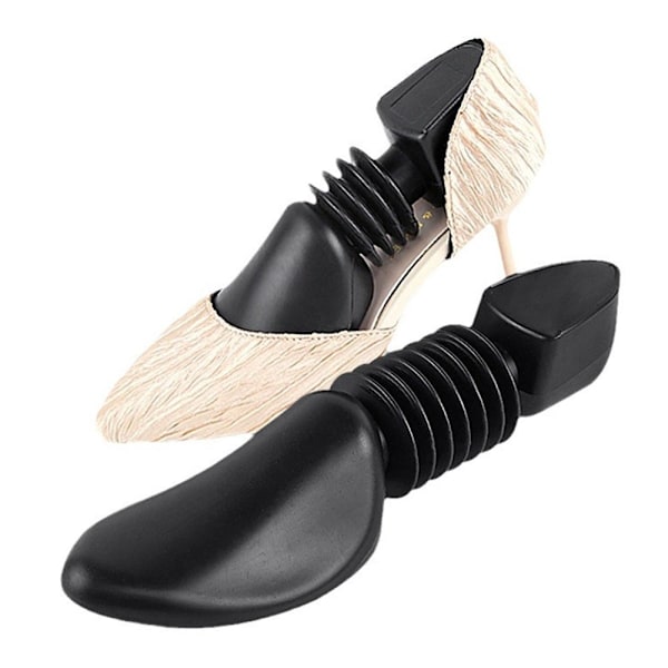 1st justerbar plastsko Skoblock Shoe Extender sko storlek 30-35 Svart