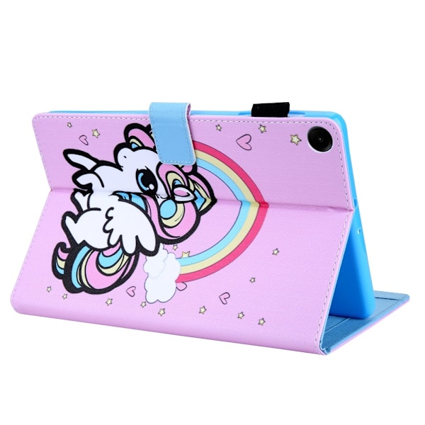For Samsung Galaxy Tab A9 Flip Stand Case PU Leather Pattern Tablet Cover Multicolor