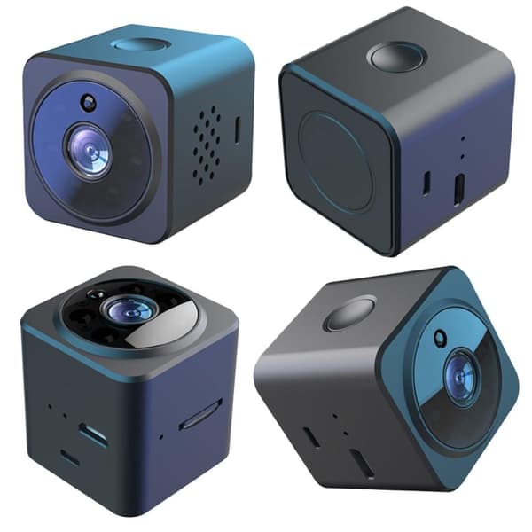 AS02 Mini Kamera Camera Wireless Wifi IP Home Security Cam HD 1080P Svart