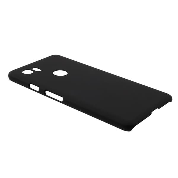 Rubberized Hard Plastic Kansi - Google Pixel 2 XL - Musta Black