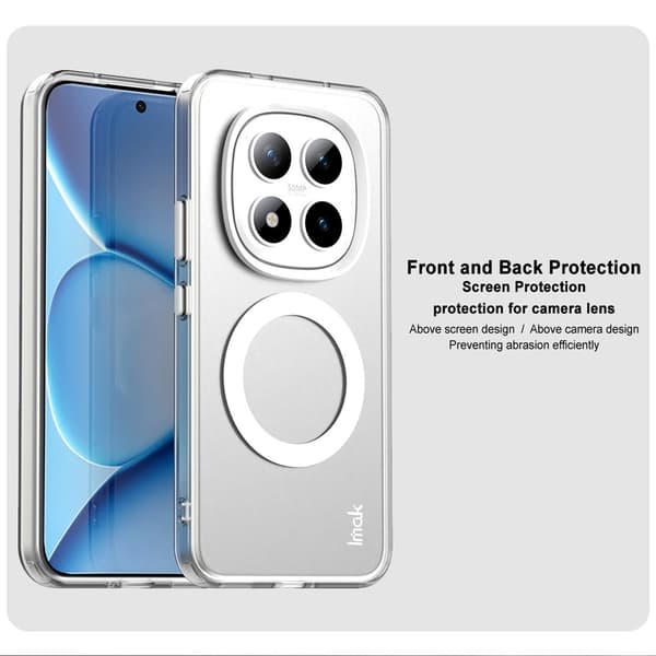 Till Xiaomi Poco M8 Pro 5G / Redmi Note 15 Pro+ 5G / Poco M8 Pro 5G Magnetiskt Mobilskal Vit